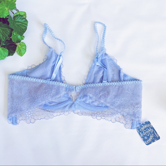 Free People | Lucia Underwire Bra Blue Hydrangea - Picture 9 of 11